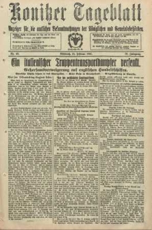 Konitzer Tageblatt.Amtliches Publikations=Organ, nr43