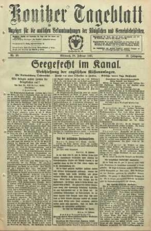 Konitzer Tageblatt.Amtliches Publikations=Organ, nr49