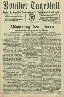 Konitzer Tageblatt.Amtliches Publikations=Organ, nr64