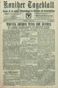 Konitzer Tageblatt.Amtliches Publikations=Organ, nr78