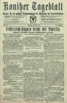 Konitzer Tageblatt.Amtliches Publikations=Organ, nr82