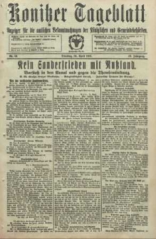 Konitzer Tageblatt.Amtliches Publikations=Organ, nr94