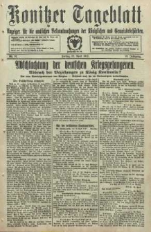 Konitzer Tageblatt.Amtliches Publikations=Organ, nr97