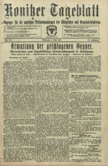 Konitzer Tageblatt.Amtliches Publikations=Organ, nr101