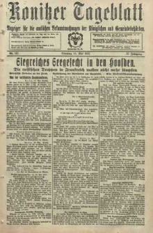 Konitzer Tageblatt.Amtliches Publikations=Organ, nr112