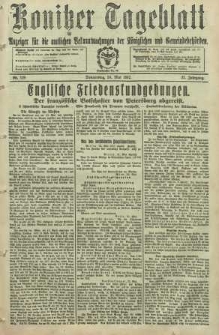 Konitzer Tageblatt.Amtliches Publikations=Organ, nr119