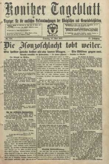 Konitzer Tageblatt.Amtliches Publikations=Organ, nr122