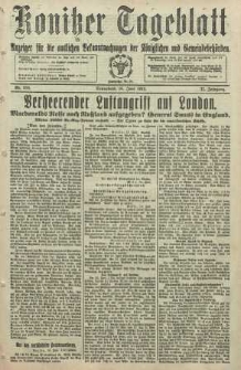 Konitzer Tageblatt.Amtliches Publikations=Organ, nr138