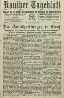 Konitzer Tageblatt.Amtliches Publikations=Organ, nr144