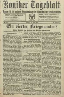 Konitzer Tageblatt.Amtliches Publikations=Organ, nr145