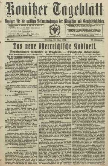 Konitzer Tageblatt.Amtliches Publikations=Organ, nr146