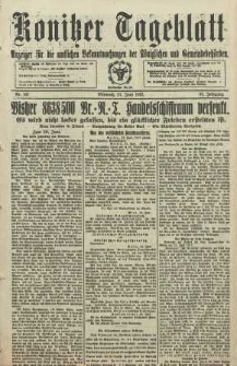 Konitzer Tageblatt.Amtliches Publikations=Organ, nr147