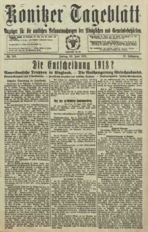 Konitzer Tageblatt.Amtliches Publikations=Organ, nr149