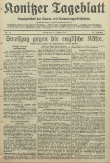 Konitzer Tageblatt.Amtliches Publikations=Organ, nr15