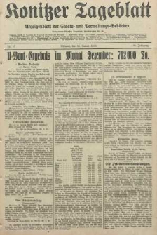Konitzer Tageblatt.Amtliches Publikations=Organ, nr19