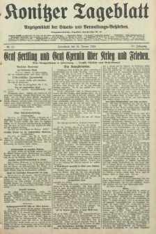 Konitzer Tageblatt.Amtliches Publikations=Organ, nr22