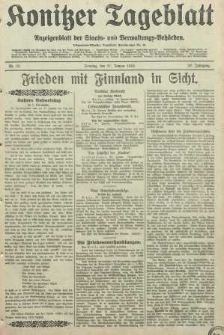 Konitzer Tageblatt.Amtliches Publikations=Organ, nr23