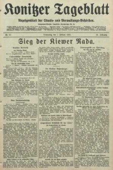 Konitzer Tageblatt.Amtliches Publikations=Organ, nr32