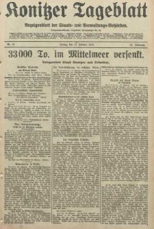 Konitzer Tageblatt.Amtliches Publikations=Organ, nr39