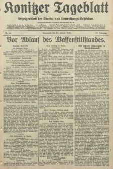Konitzer Tageblatt.Amtliches Publikations=Organ, nr40