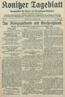 Konitzer Tageblatt.Amtliches Publikations=Organ, nr42
