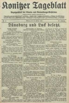 Konitzer Tageblatt.Amtliches Publikations=Organ, nr43