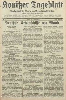 Konitzer Tageblatt.Amtliches Publikations=Organ, nr57