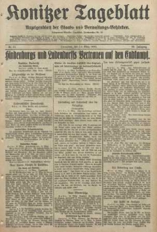 Konitzer Tageblatt.Amtliches Publikations=Organ, nr64