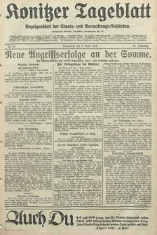 Konitzer Tageblatt.Amtliches Publikations=Organ, nr80