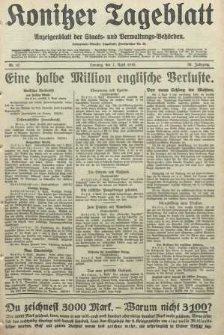 Konitzer Tageblatt.Amtliches Publikations=Organ, nr81