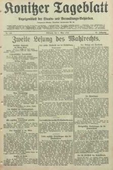 Konitzer Tageblatt.Amtliches Publikations=Organ, nr101