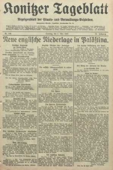 Konitzer Tageblatt.Amtliches Publikations=Organ, nr106
