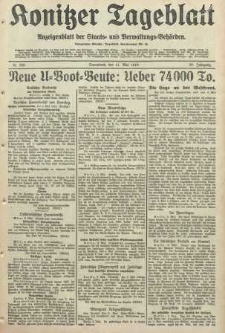 Konitzer Tageblatt.Amtliches Publikations=Organ, nr109