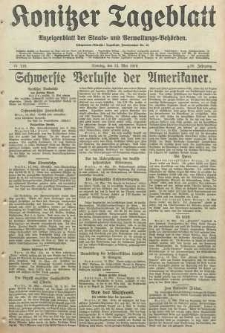 Konitzer Tageblatt.Amtliches Publikations=Organ, nr110