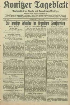 Konitzer Tageblatt.Amtliches Publikations=Organ, nr127
