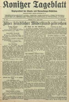 Konitzer Tageblatt.Amtliches Publikations=Organ, nr129