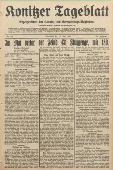 Konitzer Tageblatt.Amtliches Publikations=Organ, nr138