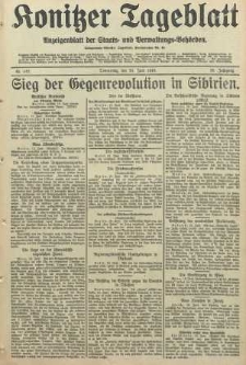 Konitzer Tageblatt.Amtliches Publikations=Organ, nr142