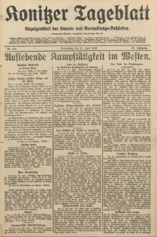 Konitzer Tageblatt.Amtliches Publikations=Organ, nr148