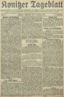 Konitzer Tageblatt.Amtliches Publikations=Organ, nr8
