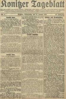 Konitzer Tageblatt.Amtliches Publikations=Organ, nr9