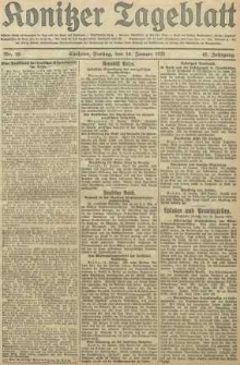 Konitzer Tageblatt.Amtliches Publikations=Organ, nr10