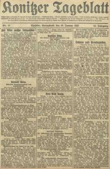 Konitzer Tageblatt.Amtliches Publikations=Organ, nr11