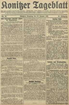 Konitzer Tageblatt.Amtliches Publikations=Organ, nr12