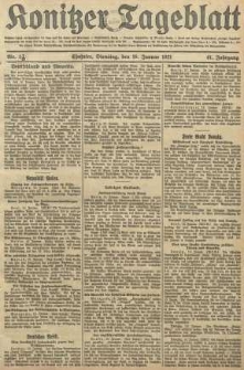 Konitzer Tageblatt.Amtliches Publikations=Organ, nr13