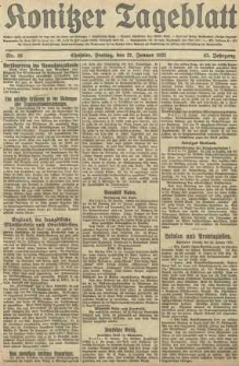 Konitzer Tageblatt.Amtliches Publikations=Organ, nr16