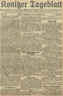 Konitzer Tageblatt.Amtliches Publikations=Organ, nr17