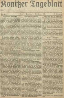 Konitzer Tageblatt.Amtliches Publikations=Organ, nr24