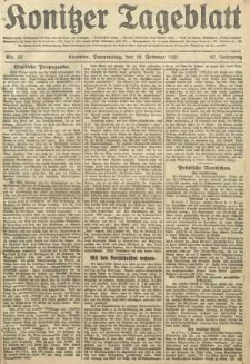 Konitzer Tageblatt.Amtliches Publikations=Organ, nr32