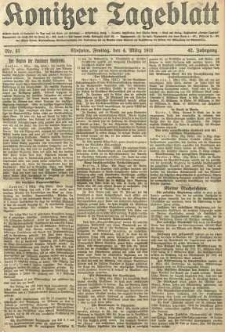 Konitzer Tageblatt.Amtliches Publikations=Organ, nr51